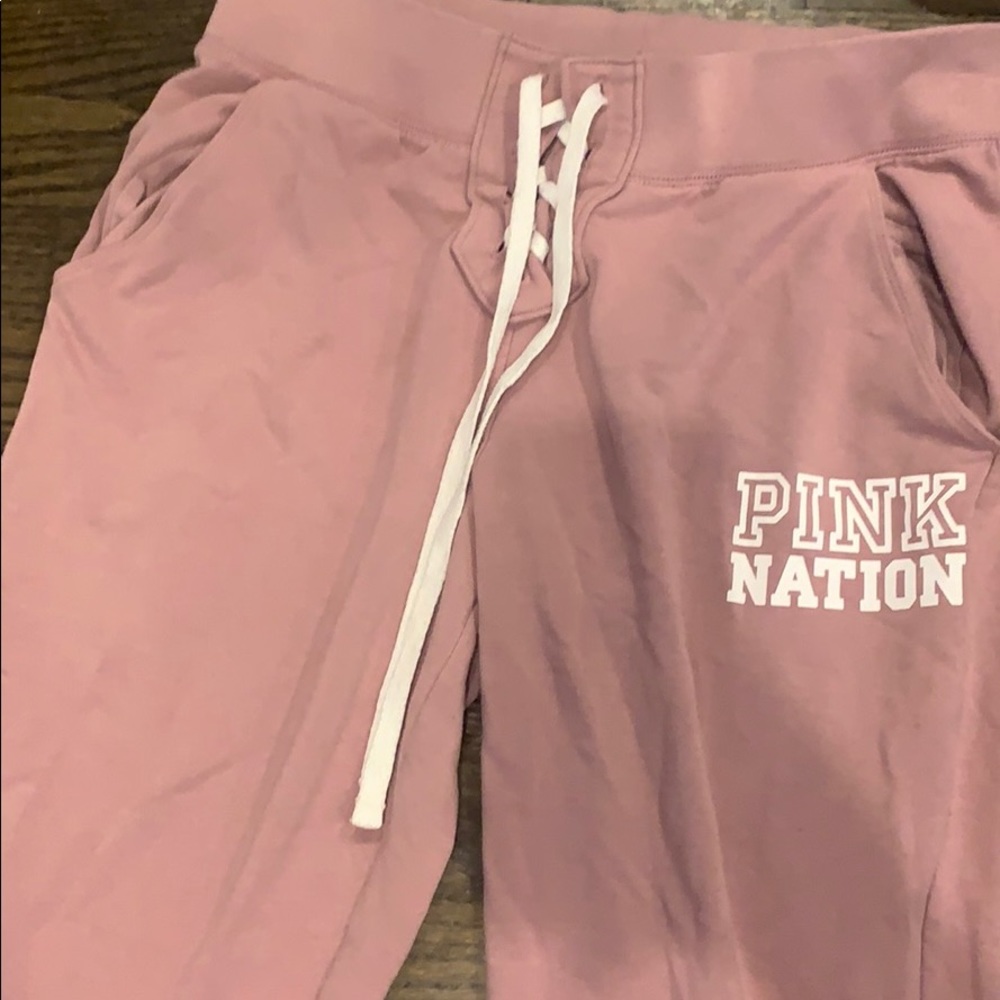 pink joggers